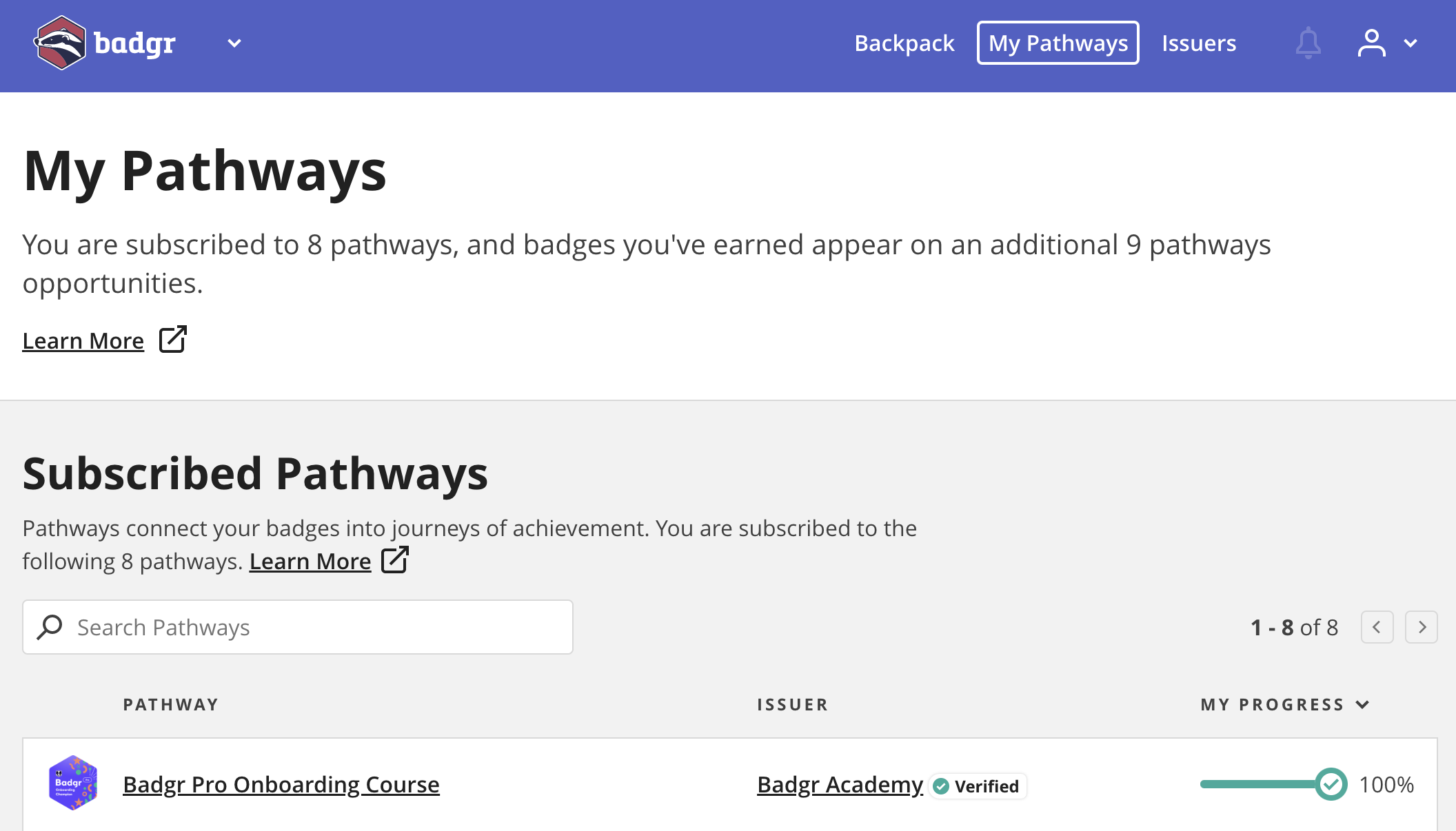 subscribed pathways